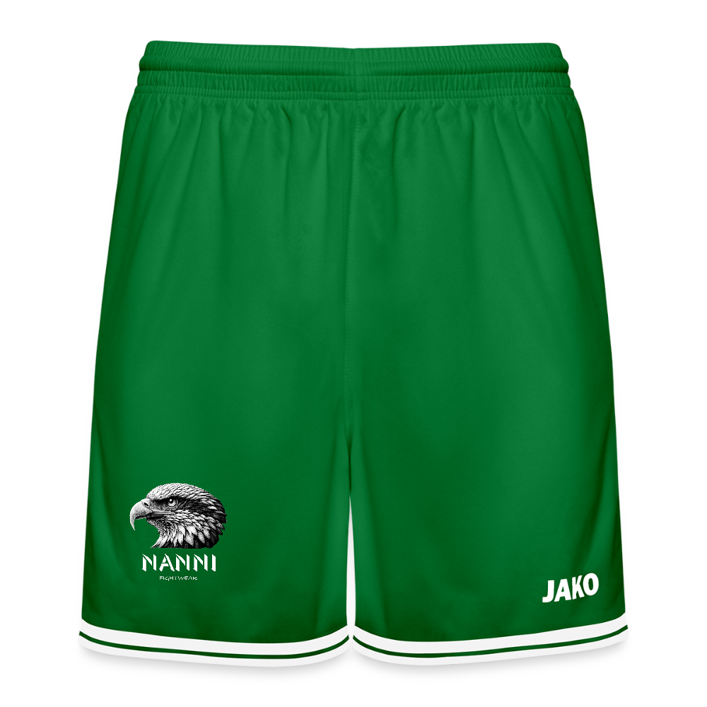 JAKO Basketball Short Center 2.0 - Grün/Weiß